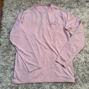Vineyard Vines Girls Light Pink Long Sleeve Tee